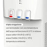 Distributore acqua 3 temperature, 3 erogatori, carica dall'alto // Go Naiadi