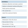 Set sedie pieghevoli da esterno in alluminio e textilene con schienale regolabile // Go Favara grigio