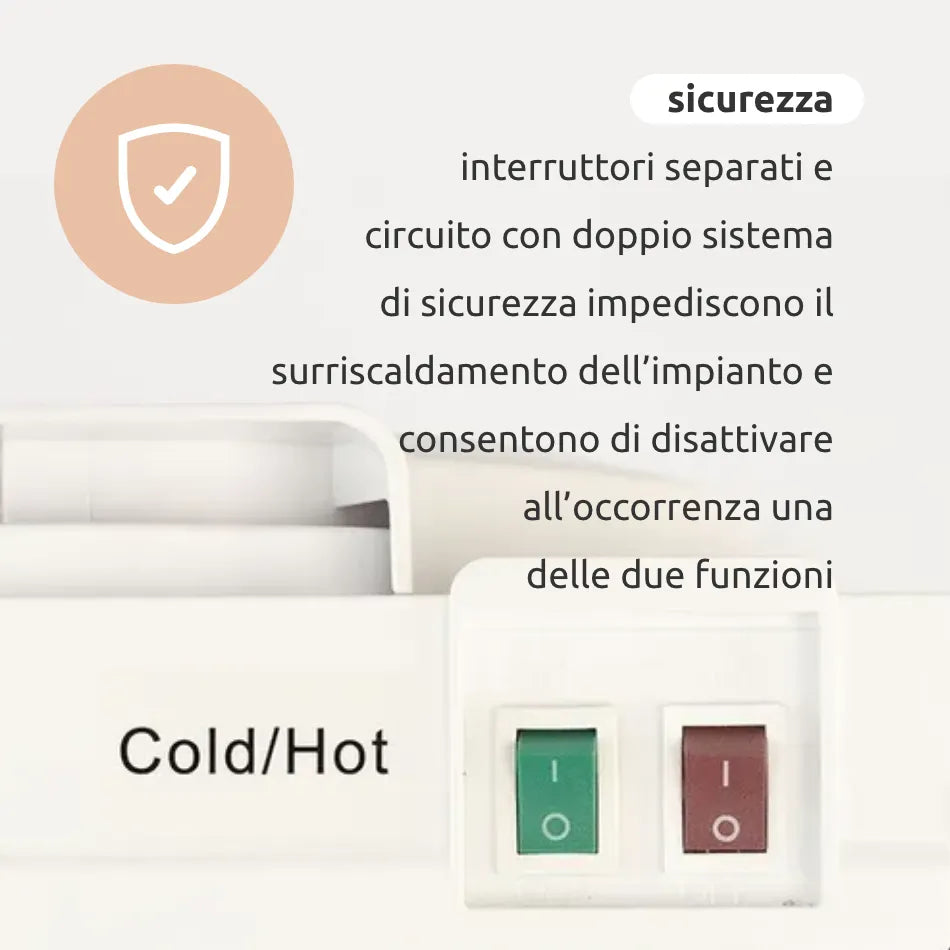 Distributore acqua 2 temperature, 2 erogatori, carica dall’alto // Go Pegea
