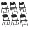Coppia di sedie pieghevoli da esterno // linea Go Cantelia effetto rattan antracite