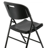 Coppia di sedie pieghevoli da esterno // linea Go Cantelia effetto rattan antracite