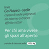 Coppia di sedie pieghevoli da esterno // linea Go Cantelia effetto rattan antracite