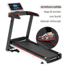 Tapis roulant elettrico entry level prestazioni elevate, Motore DC 2.0 HP, Area corsa 39 x 100cm, Velocità 12,8 km/h, Ammortizzatori antirumore, Pieghevole, Salva spazio // PRO100