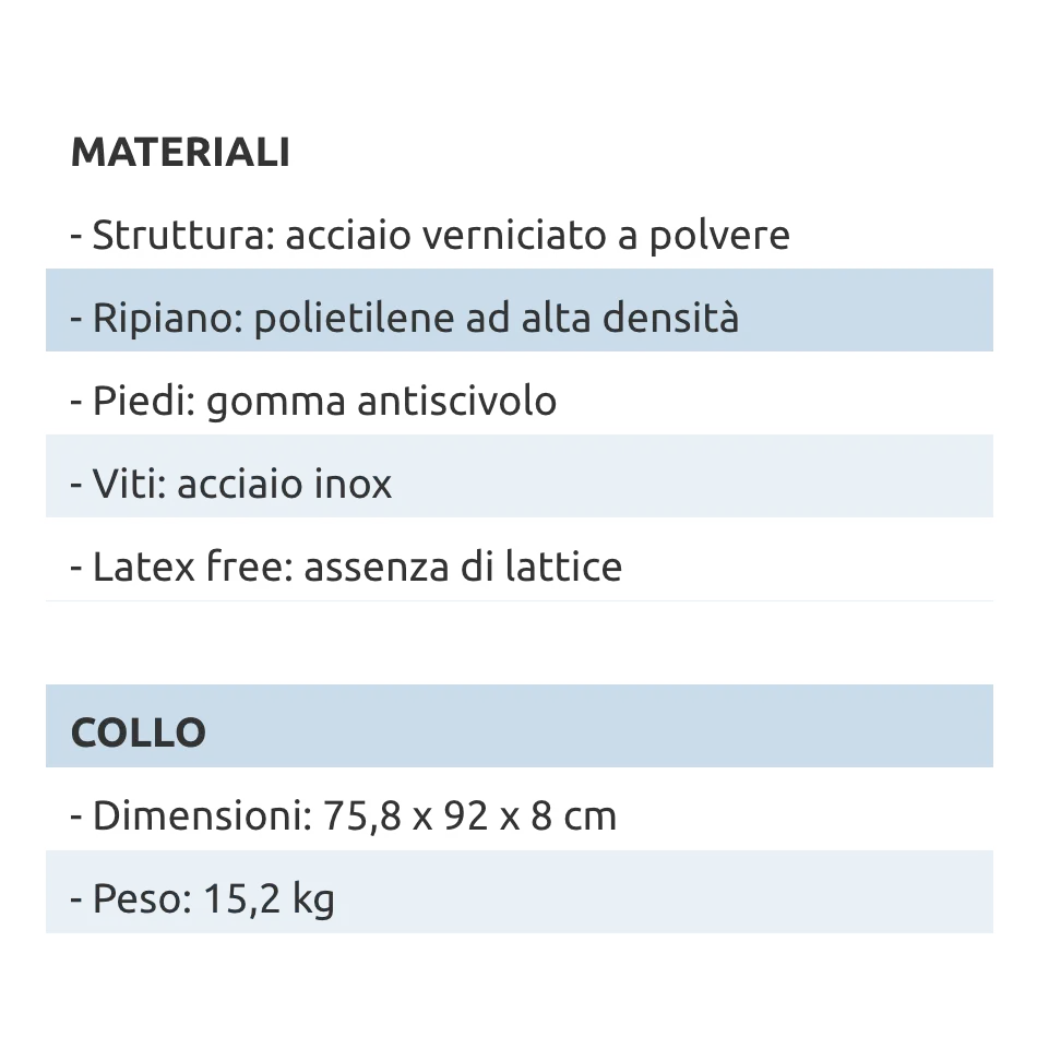 Tavolo rettangolare 180 cm da esterno pieghevole con maniglia // linea Go Cantelia effetto rattan antracite