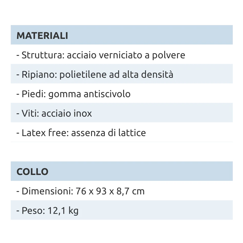 Tavolo rettangolare 180 cm da esterno pieghevole con maniglia // linea Go Napea bianco