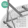 Tavolo rotondo diametro 150 cm da esterno pieghevole con maniglia // linea Go Napea bianco