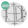 Tavolo rotondo diametro 150 cm da esterno pieghevole con maniglia // linea Go Napea bianco