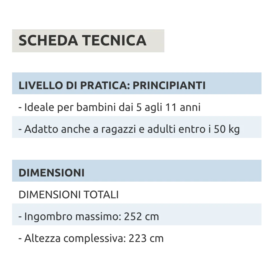 Trampolino elastico rotondo da giardino con rete di sicurezza e scaletta, diametro 250 cm // Go Jump