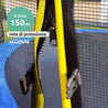Trampolino elastico rotondo da giardino con rete di sicurezza e scaletta, diametro 250 cm // Go Jump